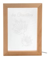 TROFEO CON ILLUMINAZIONE A LED IN LEGNO